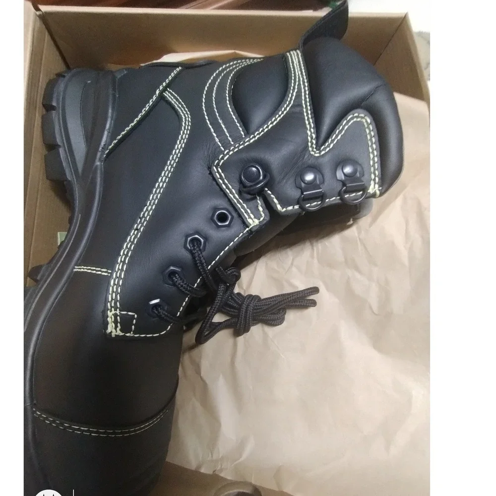 Blundstone 994 Mens 11.5 Black Leather Safety‎ Steel Toe Metguard Work Boots NEW